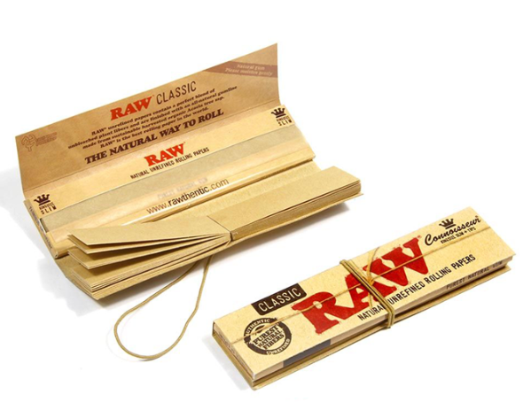 RAW Large Rolling Papers with Tips