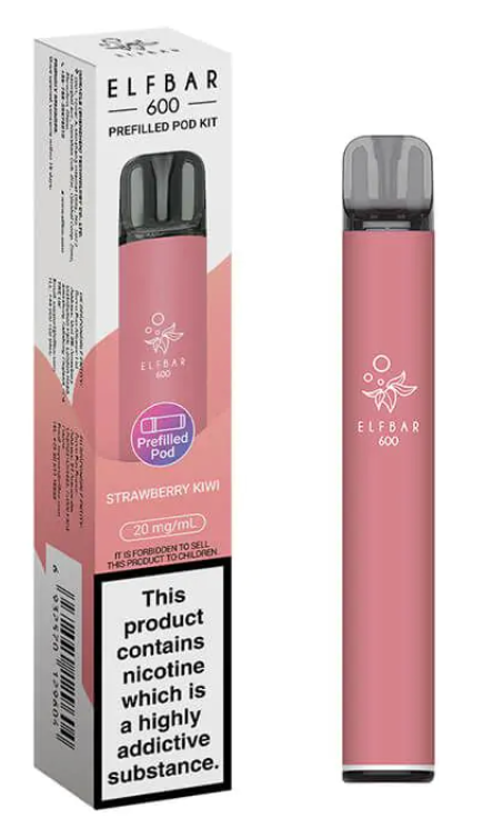 20mg Elf Bar 600 Prefilled Pod Vape Kit 600 Puffs