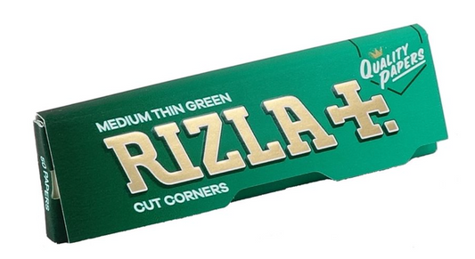 100 Green Regular Rizla Rolling Papers