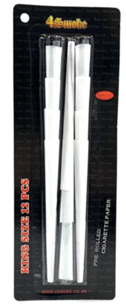 4Smoke King Size 12 piece Blisters Pre-rolled Rolling Paper