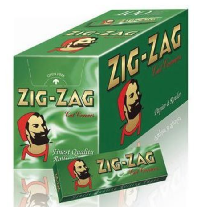 100 Swan Green Regular Corner Cut Rolling Papers