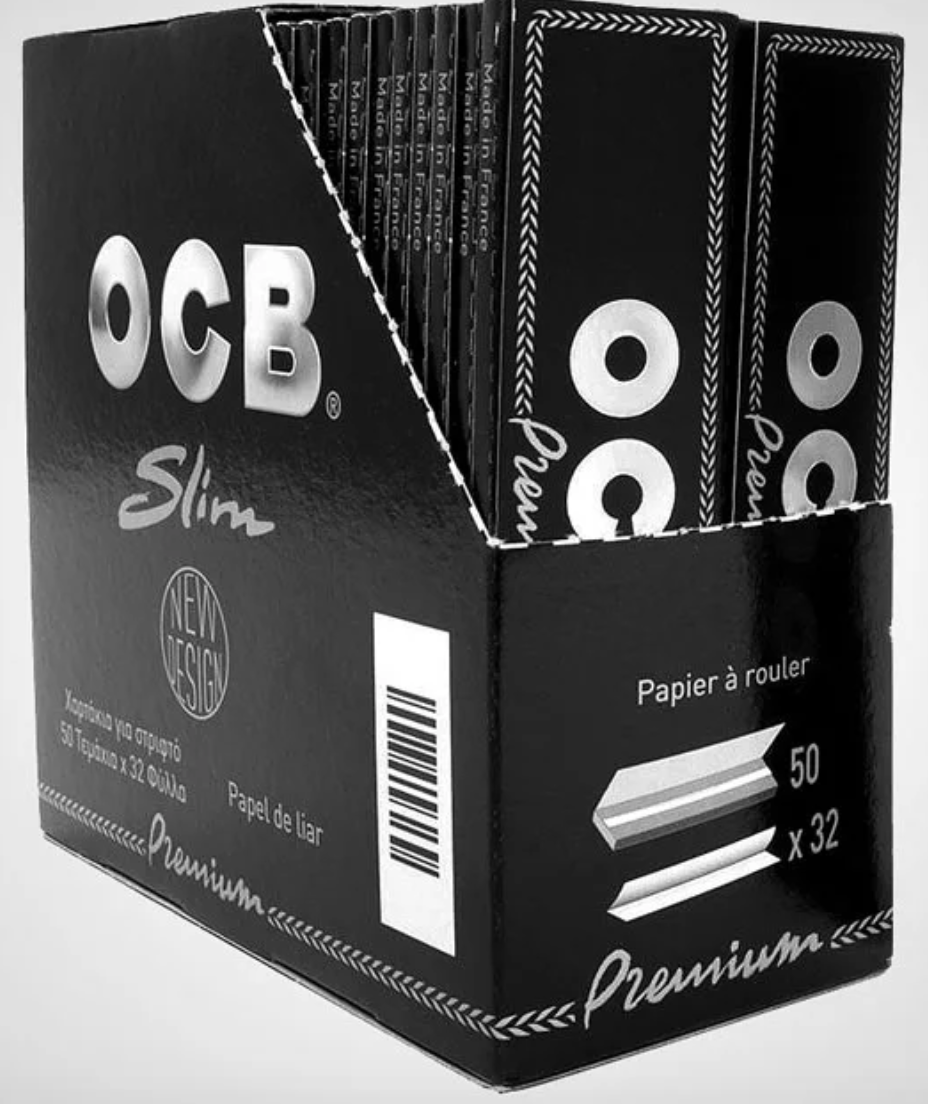 50 OCB Premium King Size Slim Rolling Papers