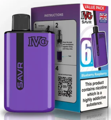 20mg IVG SAVR Prefilled Pod Vape Kit 3000 Puffs