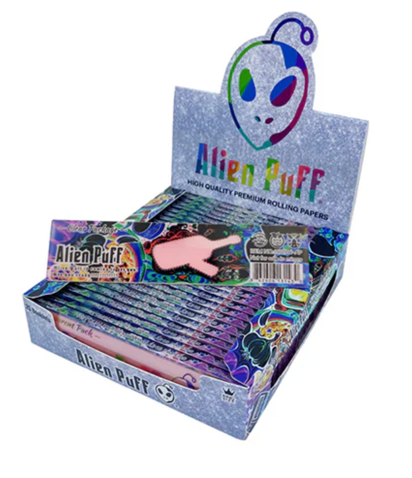 Alien Puff Kingsize Transparent Pack 25 Booklets