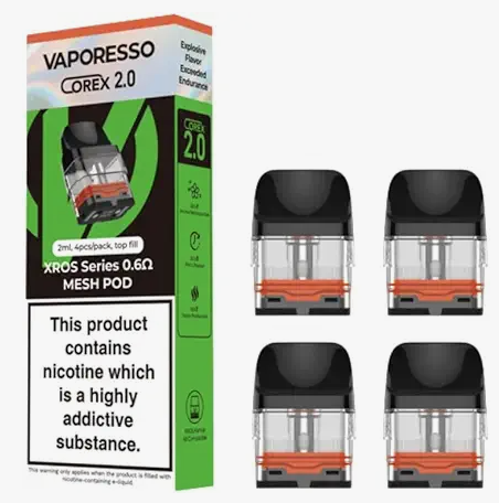 Vaporesso Corex 3.0 Replacement Pods 2ml (0.6Ohm/0.8Ohm/1.2Ohm)