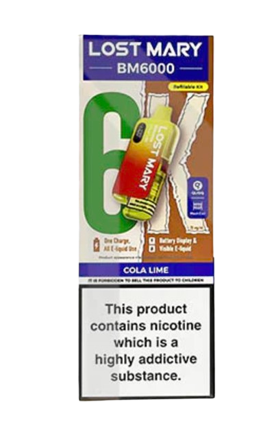 20mg LOST MARY BM6000 Refillable Pod Kit - 6000 Puffs