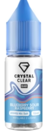 20mg Crystal Clear Bar Salt 10ml (50VG/50PG