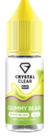20mg Crystal Clear Bar Salt 10ml (50VG/50PG