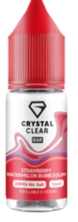 20mg Crystal Clear Bar Salt 10ml (50VG/50PG