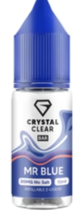20mg Crystal Clear Bar Salt 10ml (50VG/50PG