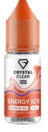 20mg Crystal Clear Bar Salt 10ml (50VG/50PG