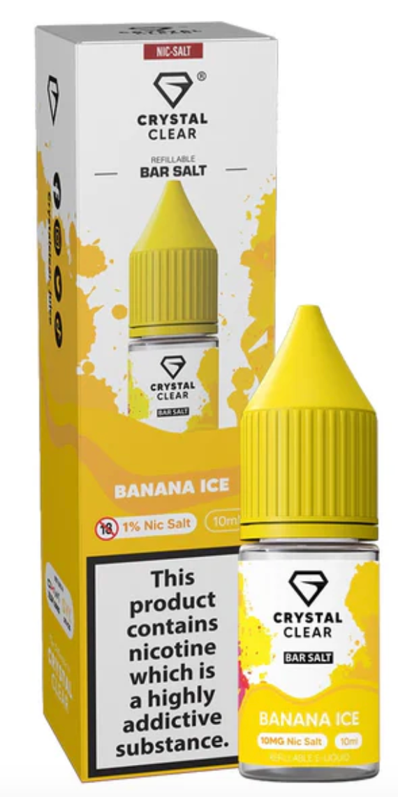 20mg Crystal Clear Bar Salt 10ml (50VG/50PG