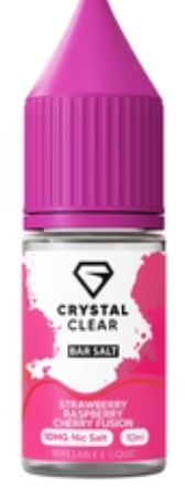20mg Crystal Clear Bar Salt 10ml (50VG/50PG