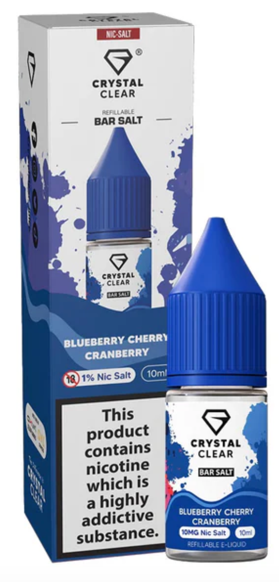 20mg Crystal Clear Bar Salt 10ml (50VG/50PG