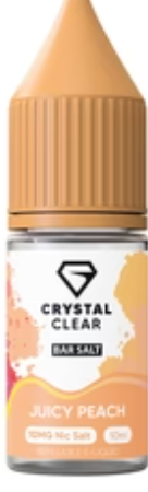 20mg Crystal Clear Bar Salt 10ml (50VG/50PG
