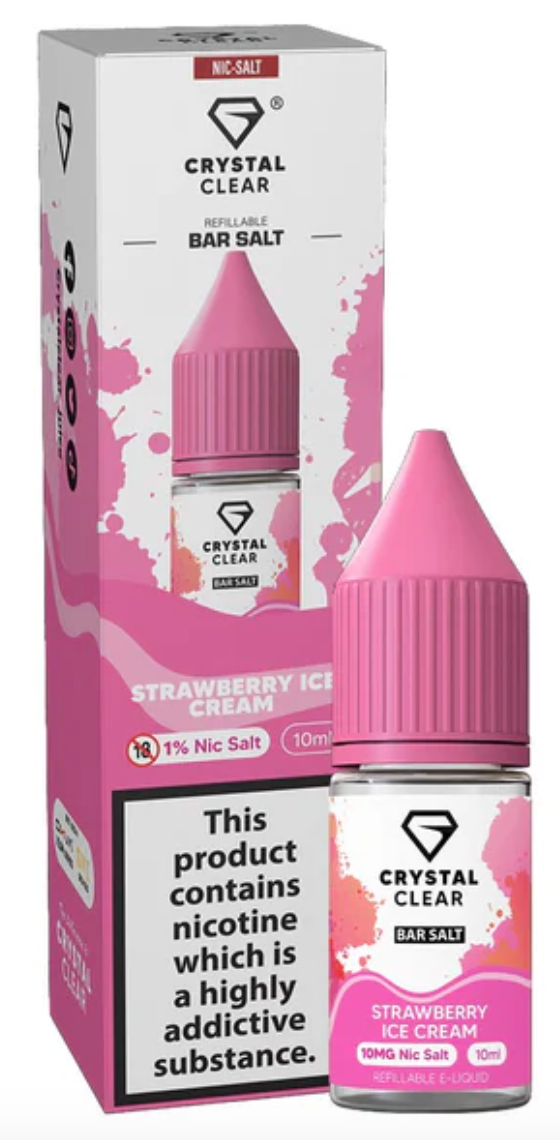 20mg Crystal Clear Bar Salt 10ml (50VG/50PG