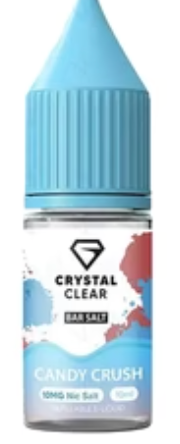 20mg Crystal Clear Bar Salt 10ml (50VG/50PG