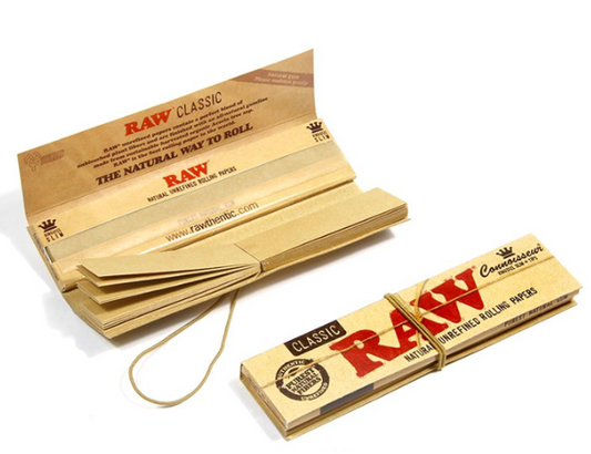 RAW Large Rolling Papers with Tips