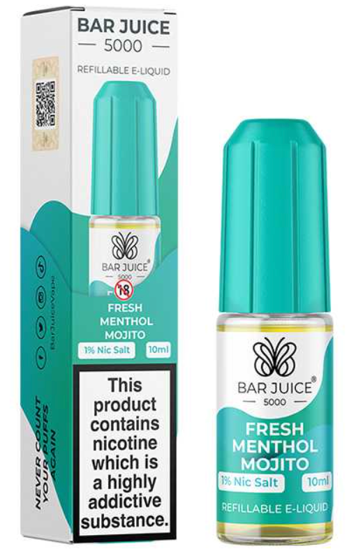 10mg Bar Juice 5000 Nic Salts 10ml (40VG/60PG)