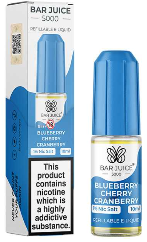 10mg Bar Juice 5000 Nic Salts 10ml (40VG/60PG)