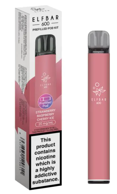 20mg Elf Bar 600 Prefilled Pod Vape Kit 600 Puffs