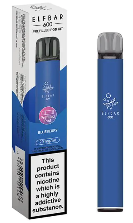 20mg Elf Bar 600 Prefilled Pod Vape Kit 600 Puffs