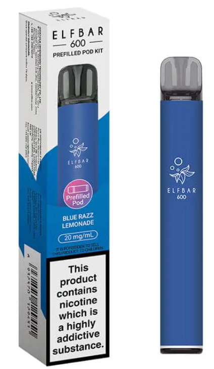 20mg Elf Bar 600 Prefilled Pod Vape Kit 600 Puffs