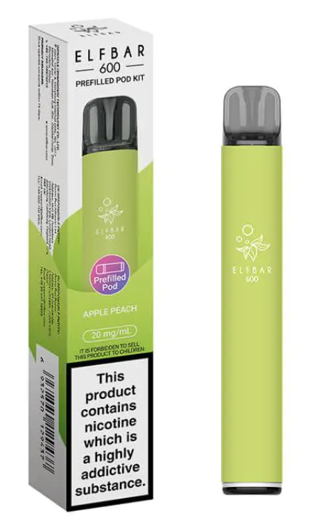 20mg Elf Bar 600 Prefilled Pod Vape Kit 600 Puffs