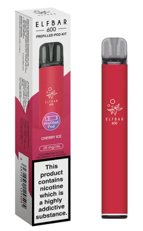 20mg Elf Bar 600 Prefilled Pod Vape Kit 600 Puffs