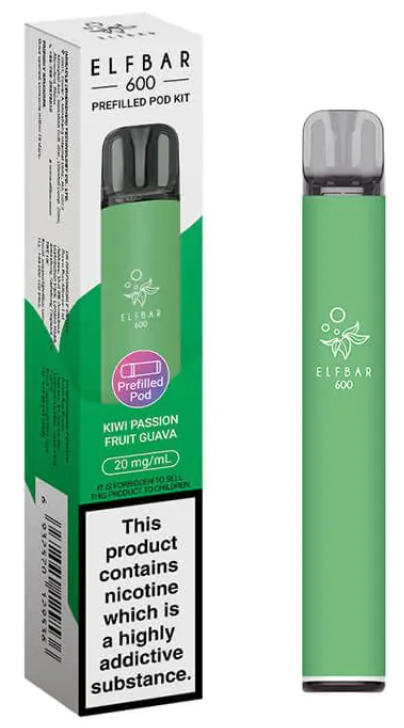 20mg Elf Bar 600 Prefilled Pod Vape Kit 600 Puffs