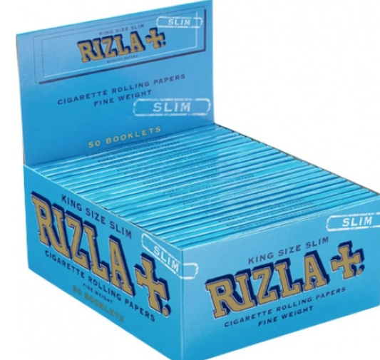 50 Blue King Size Slim Rizla Rolling Papers