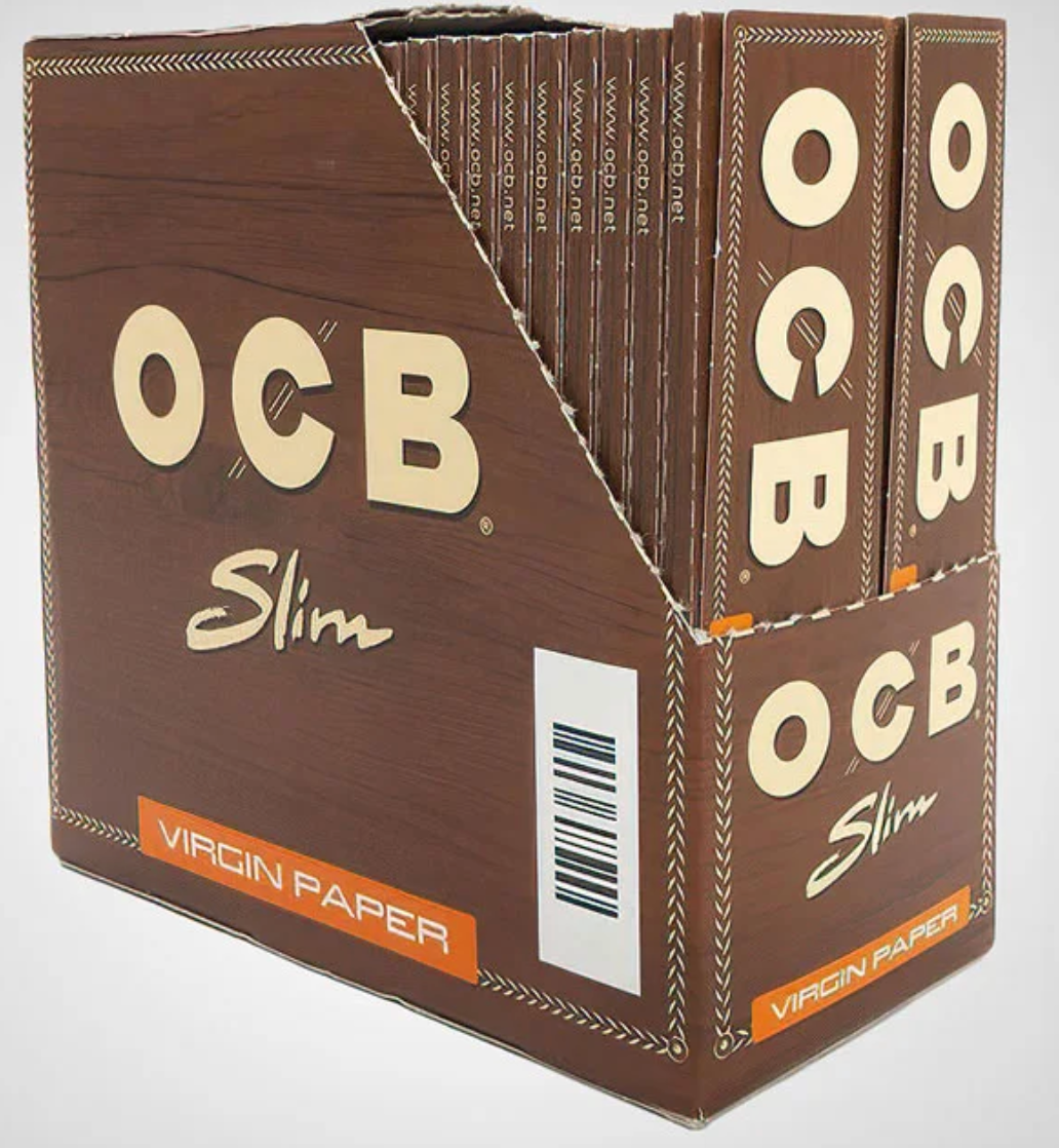 50 OCB Virgin King Size Unbleached Rolling Papers