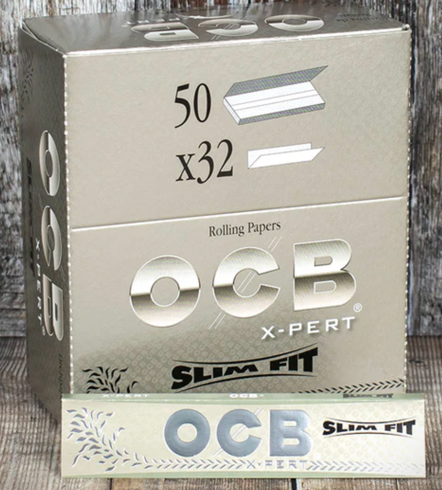 50 OCB Xpert Silver King Size Slimfit Papers