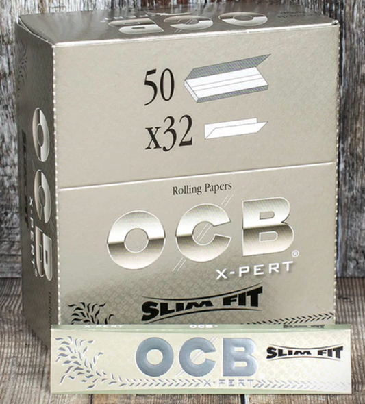 50 OCB Xpert Silver King Size Slimfit Papers