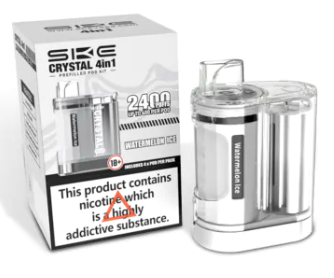 20mg SKE Crystal 4in1 2400 Pod Vape Kit 2400 Puffs