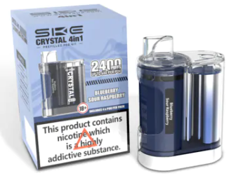 20mg SKE Crystal 4in1 2400 Pod Vape Kit 2400 Puffs