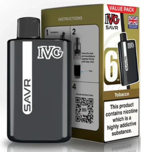 20mg IVG SAVR Prefilled Pod Vape Kit 3000 Puffs