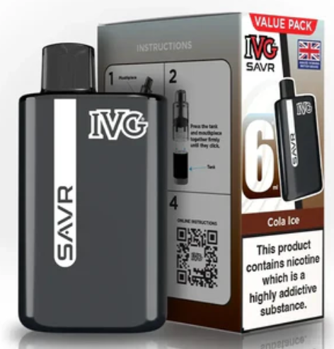 20mg IVG SAVR Prefilled Pod Vape Kit 3000 Puffs
