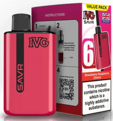 20mg IVG SAVR Prefilled Pod Vape Kit 3000 Puffs