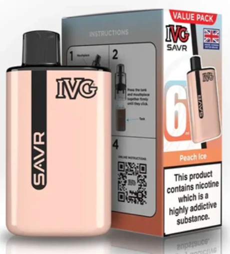20mg IVG SAVR Prefilled Pod Vape Kit 3000 Puffs
