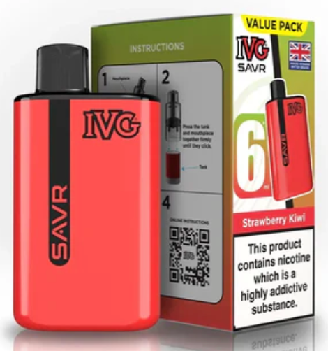 20mg IVG SAVR Prefilled Pod Vape Kit 3000 Puffs