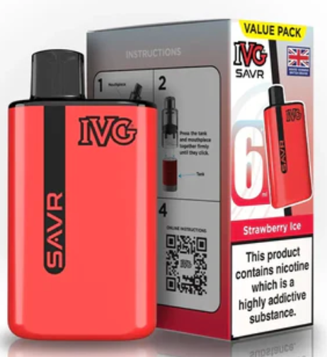 20mg IVG SAVR Prefilled Pod Vape Kit 3000 Puffs
