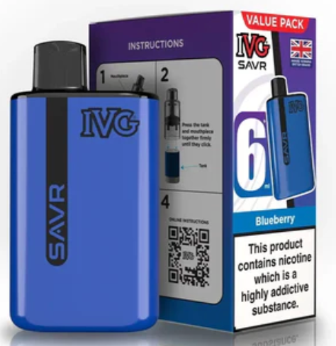 20mg IVG SAVR Prefilled Pod Vape Kit 3000 Puffs