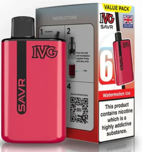 20mg IVG SAVR Prefilled Pod Vape Kit 3000 Puffs