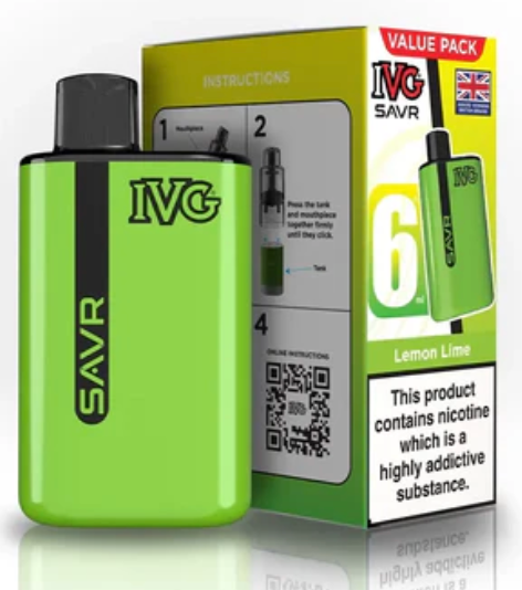 20mg IVG SAVR Prefilled Pod Vape Kit 3000 Puffs