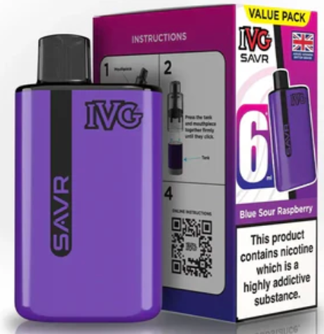 20mg IVG SAVR Prefilled Pod Vape Kit 3000 Puffs