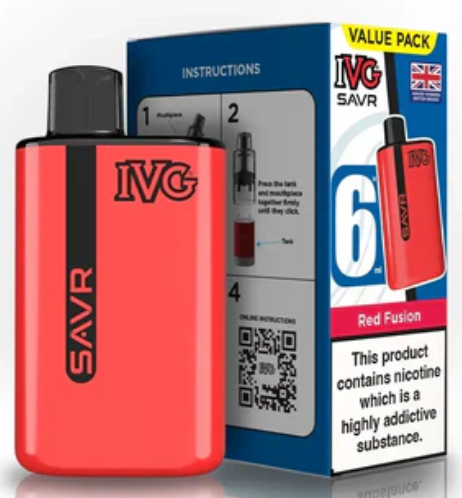 20mg IVG SAVR Prefilled Pod Vape Kit 3000 Puffs