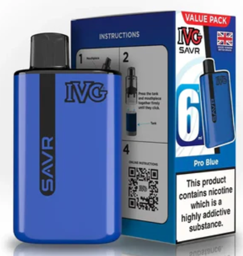 20mg IVG SAVR Prefilled Pod Vape Kit 3000 Puffs