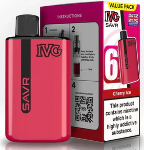 20mg IVG SAVR Prefilled Pod Vape Kit 3000 Puffs