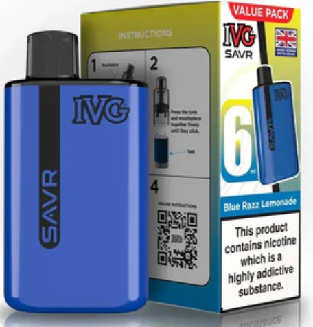 20mg IVG SAVR Prefilled Pod Vape Kit 3000 Puffs